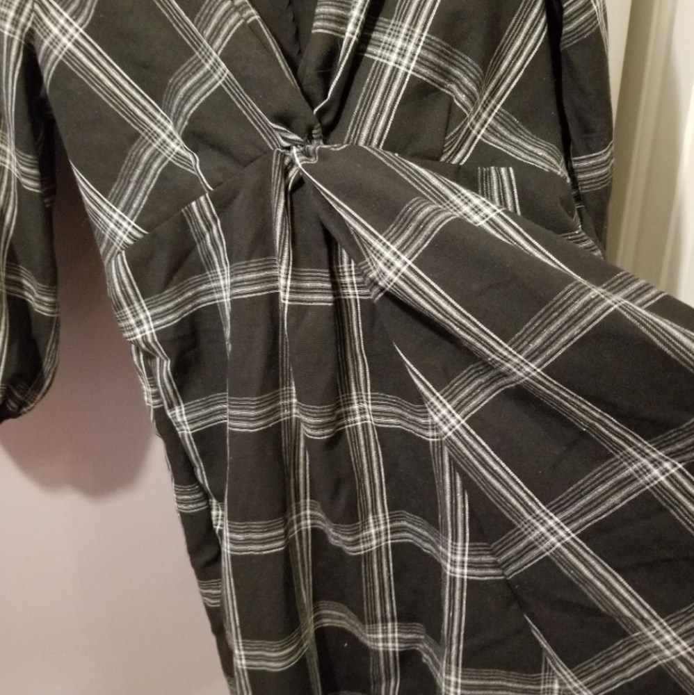 Free People Miss Molly Plaid Mini Dress - Picture 5 of 6